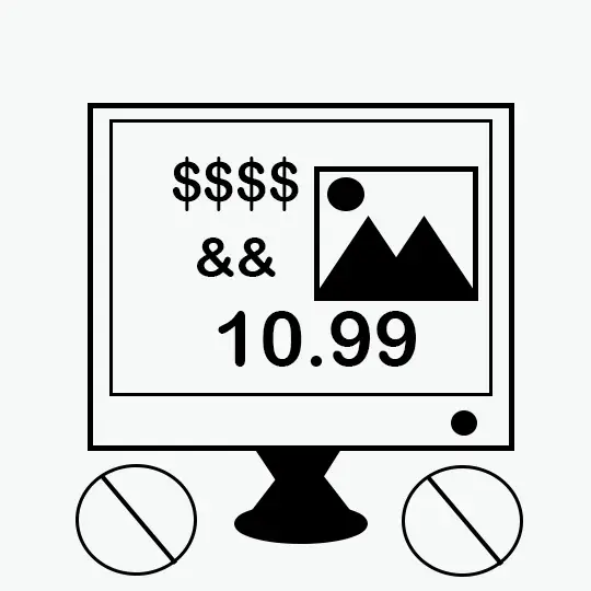 a monitor from a computer with random symbols on the sreen.